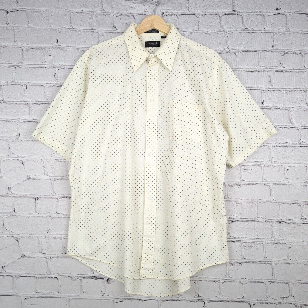 トップス DIOR Silk Twill Short-Sleeved Shirt dots - トップス トップス DIOR Silk Twill Short-Sleeved Shirt dots - トップス