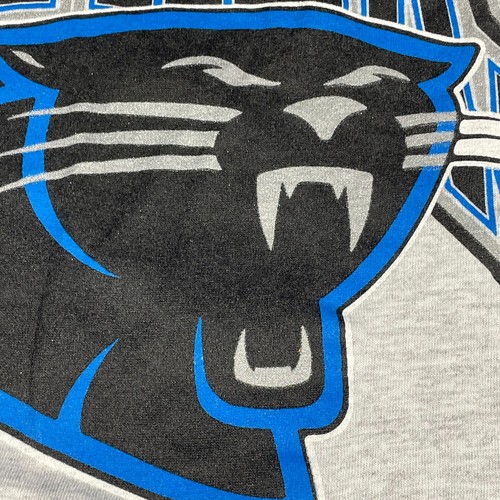 Carolina Panthers T Shirt Logo Donna Taglia XL Grigio Cotone Made in USA LEGGI - Foto 4 di 10