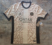 Nike Men's Air Jordan PSG 23/24 Stadium 4th Jersey HEMP/Obsidian FD6504-201