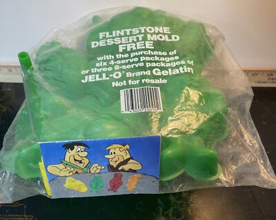 Moule à Gelée Vintage Flintstones 1988 - JELL-O - Neuf Dans Son Emballage