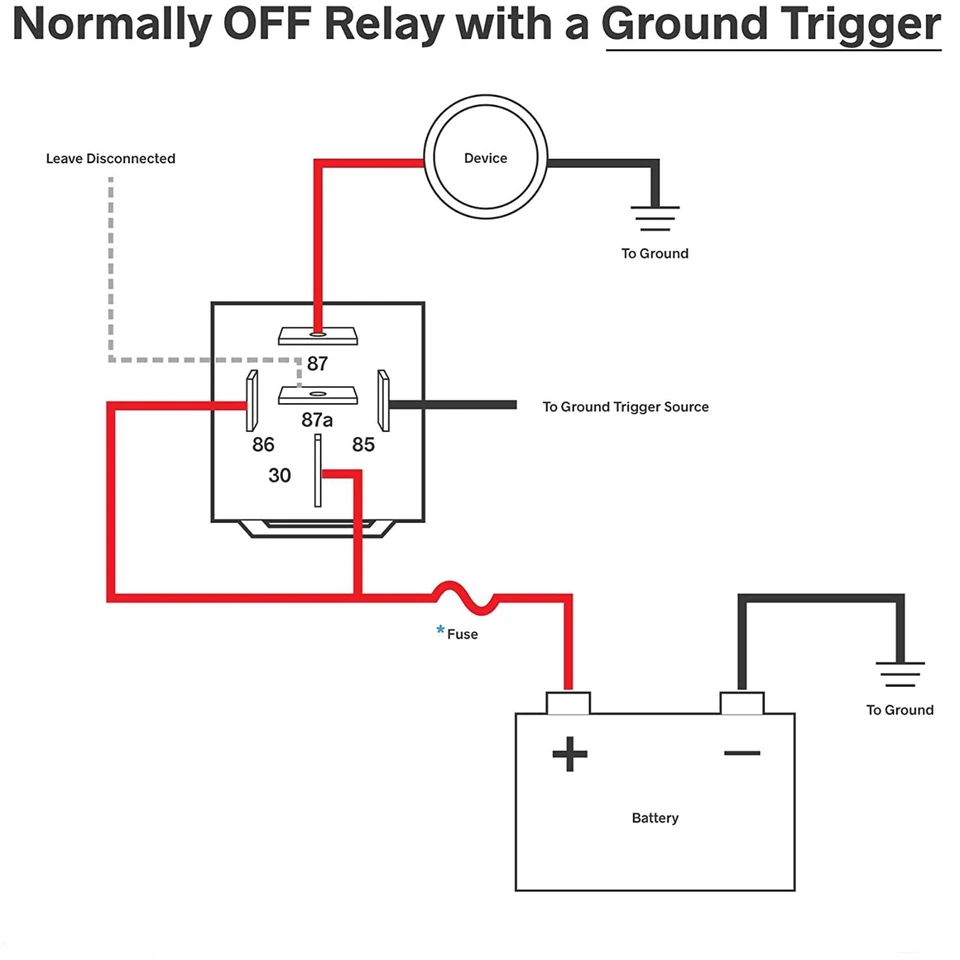 6 Pack 12V 30/40 Amp 5-Pin SPDT Automotive Car Relay Wires & Harness Socket Set - Image 2 of 4