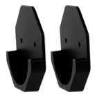 2pcs Curtain Rod Holders Shower Rods Mounts Adhesive Wall Mounted Holders