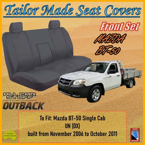 Canvas Seat Covers for Mazda BT50 (BT50) Single Cab UN (DX) 11/2006 to 10/2011 eBay