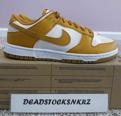 W Nike Dunk Low Next Nature Phantom Curry DN1431 001 Unisex Adult Sizes