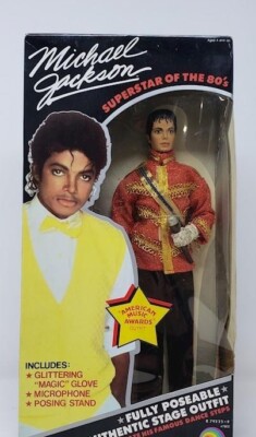 LJN 1984 Michael Jackson Doll Grammy Awards Outfit Superstar of