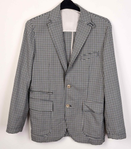 NINO DANIELI Uomo UK 40 USA Giacca Cotone a Quadri Abito Sport Eu 50 M |  eBay