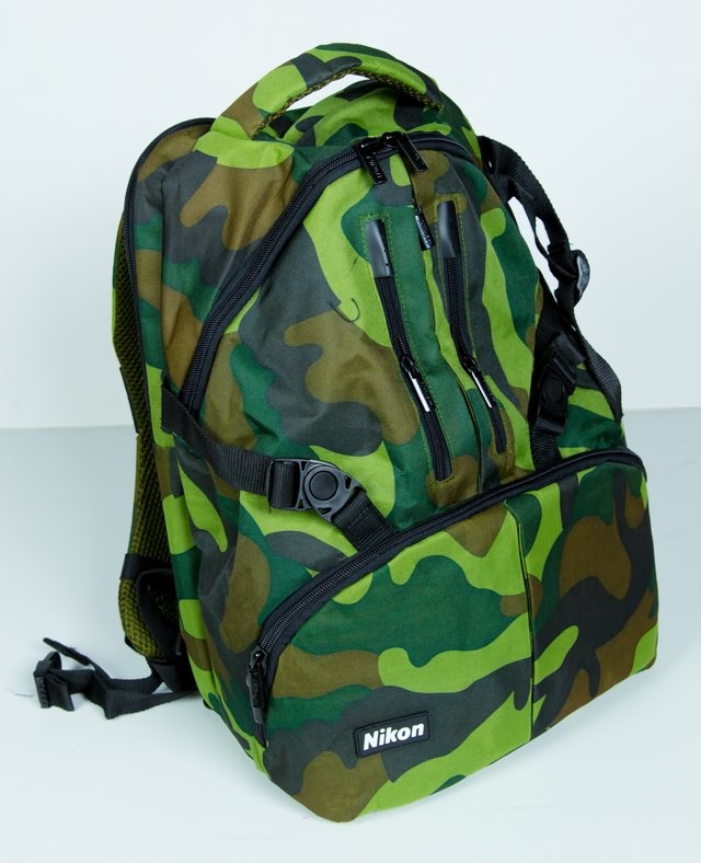 Nikon Photography Waterproof Military Tactical Backpack Camping Travel Bag Green