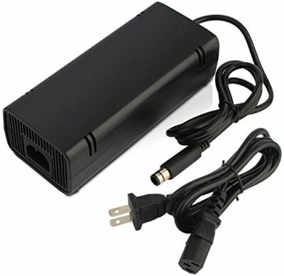 AC Power Supply Brick Charger Adapter Cable Cord for Microsoft Xbox 360 E System