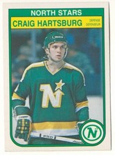 1982-83 O-PEE-CHEE # 167 CRAIG HARTSBURG NORTH STARS OPC HOCKEY NICE NO CREASES