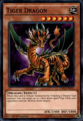 2016 Yu-Gi-Oh Legendary Decks II #LDK2ENK15 Tiger Dragon C