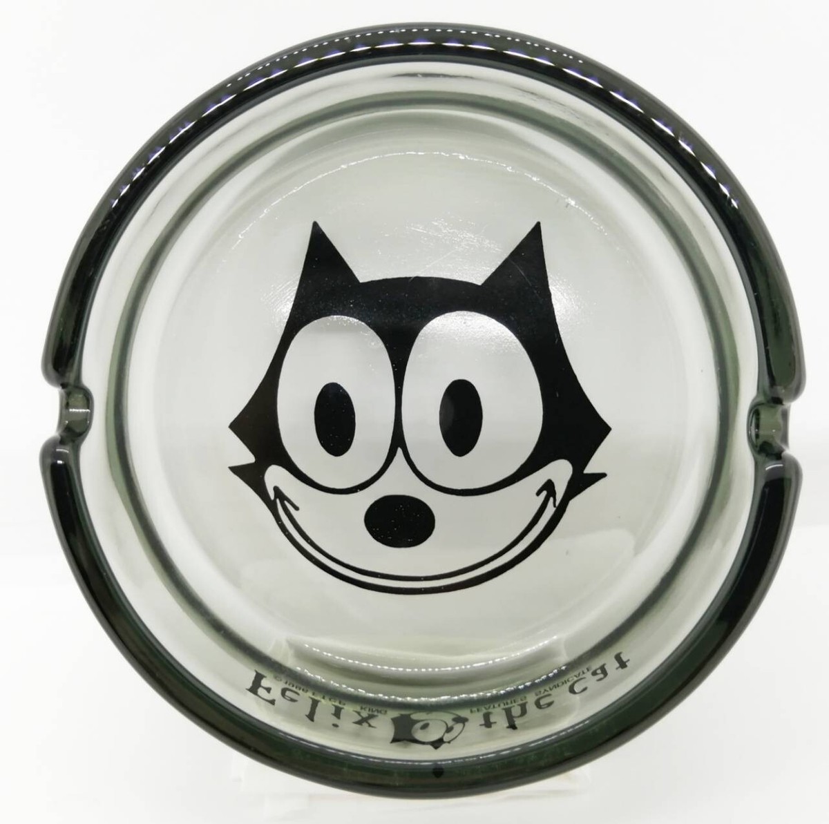 FELIX THE CAT Glass ASHTRAY accessories Tray Figurine | eBay