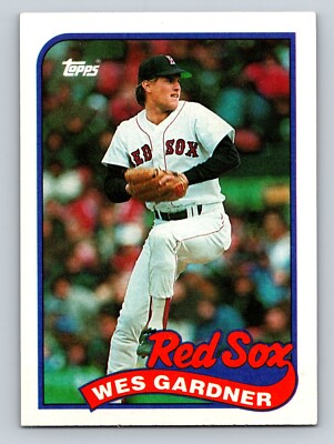 Wes Gardner 1989 Topps #526 Boston Red Sox | eBay