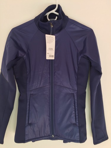 ATHLETA Women's NWT XXS Navy Blue Rock Creek Zipper Pockets Lightweight Jacket - Picture 3 of 12