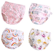 Toddler Potty Training Pants 4 Pack,Cotton Training Underwear Size 2T,3T,4T,W...