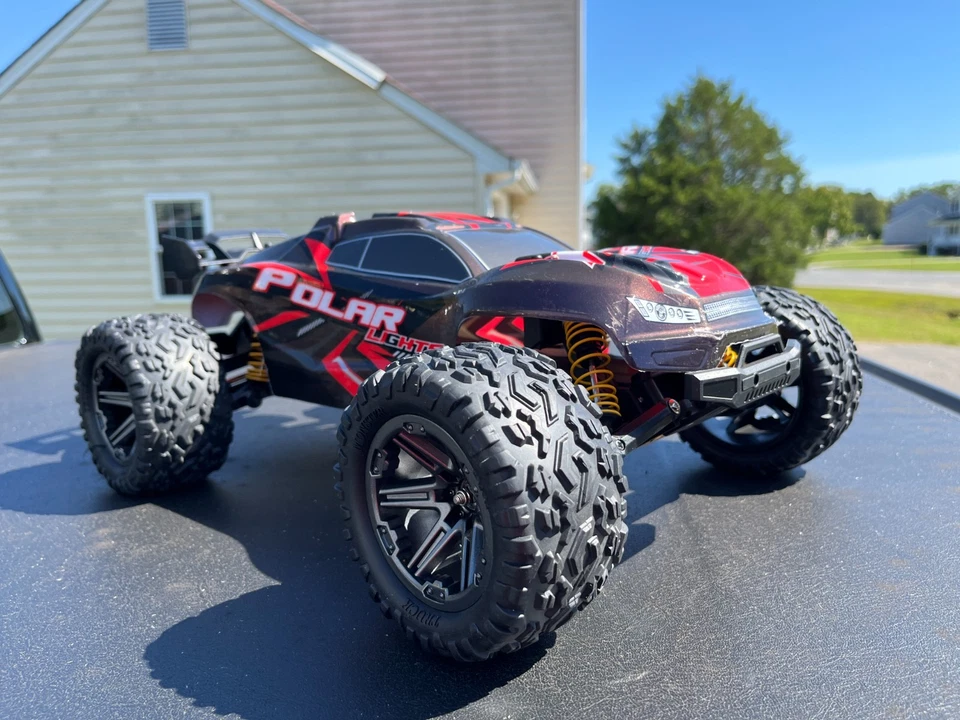 RC Monster Truck 1/8 Scale HiSpeed 2WD RTR 2.4GHz Off-Road Electric Car - Image 4 of 4