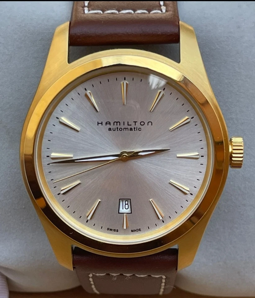 Reloj para hombre Hamilton Khaki Field esfera blanca 42 mm movimiento automático eta 2846 Foto 3 de 4