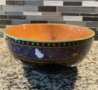 Longaberger Pottery Halloween Party Bowl Candy Trick or Treat 10” Boo Eek — photo 2