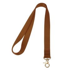 Neck Lanyard, 1 Set Long ID Badge Lanyard with Lobster Clasp, Brown
