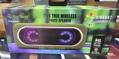 Top Tech TWS True Wireless Portable Party Speaker - Black