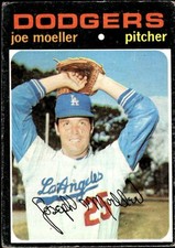 Joe Moeller 1971 Topps #288 Los Angeles Dodgers