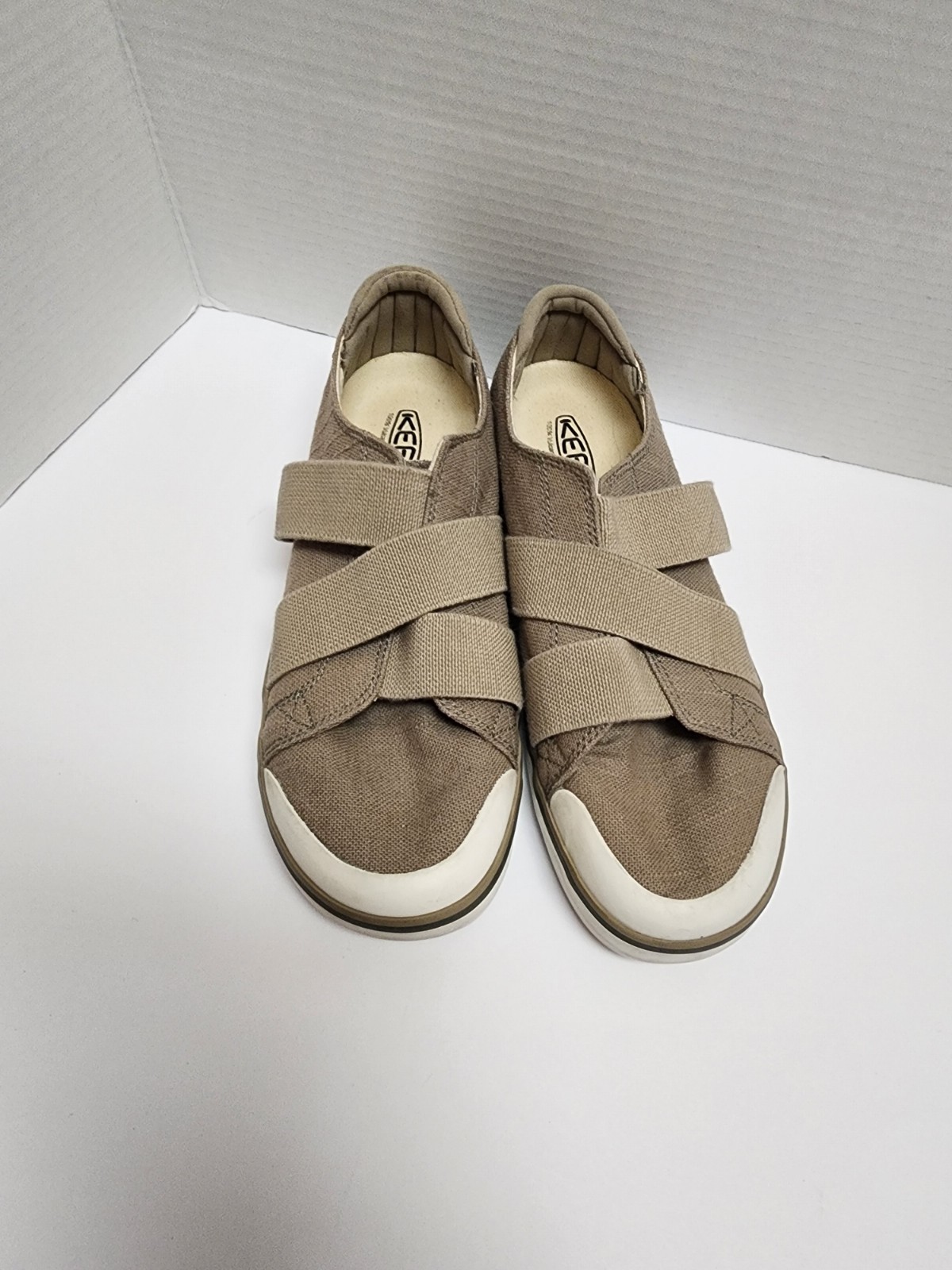 Keen Sneaker Slip On Donna Elsa III Gore Beige Marrone Taglia Unica 9 5