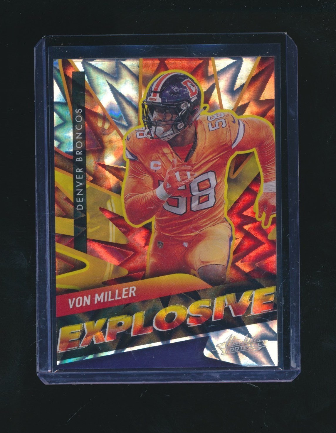 VON MILLER 2021 PANINI ABSOLUTE EXPLOSIVE SSP #E13 CASE HIT!