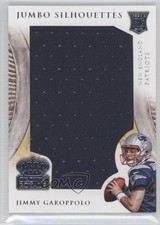 2014 Panini Crown Royale Jumbo Silhouettes 80/99 Jimmy Garoppolo #JS-JG 0a1