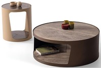 Stilvoller Tisch-Set Designer Runder Couchtisch Edler Beistelltisch