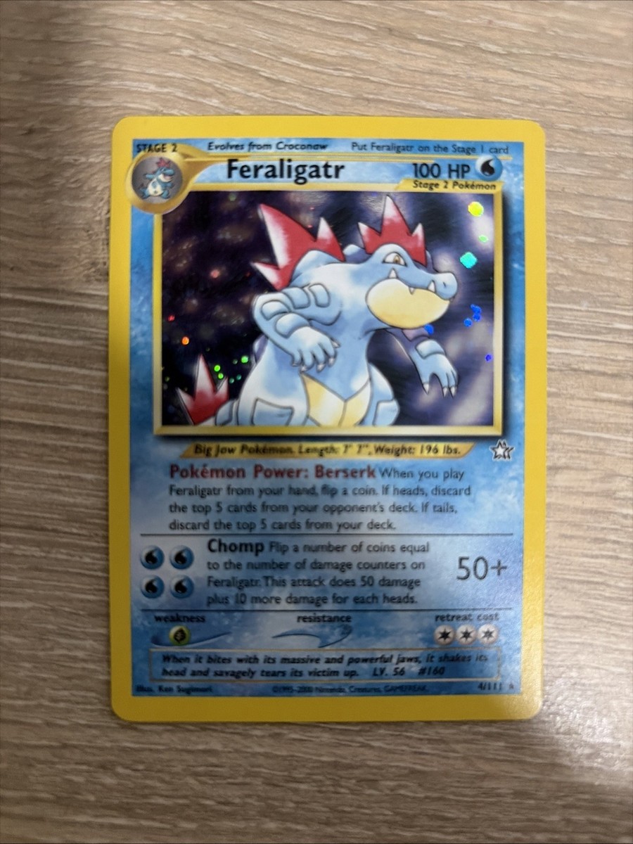 pokemon card feraligatr The Most Expensive Feraligatr Pokemon TCG Cards