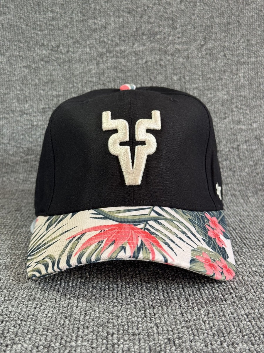 '47 Brand Rafael Nadal Raging Bull Snapback Hat Black Floral One Size Tennis Cap