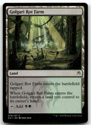 Golgari Rot Farm #74 - Guilds of Ravnica: Guild Kits - Common Land