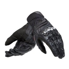  GUANTI IN PELLE DA MOTO DAINESE RACING 4 SHORT NERO PROTEZIONI IN CARBONIO