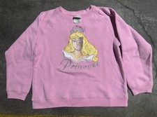 Disney Store Vintage 90s Disney Princess Sleeping Beauty Pink Sweatshirt 7/8