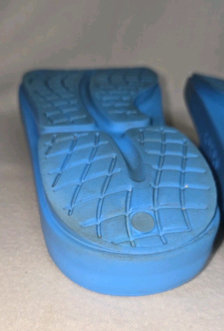 Oofos Original Sandal Blue Recovery Shoe Comfort Thong Flip  display picture 2