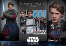 Hot Toys TMS129 Star Wars  Ahsoka Anakin Skywalker 1 6 Scale Figure In Stock