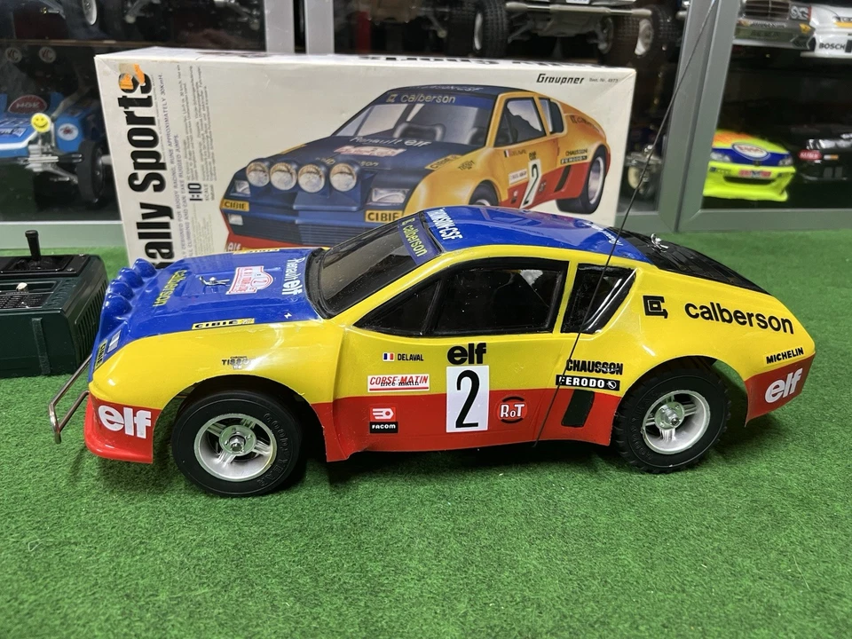 Graupner #4973 Rally Sports Renault Alpine, mit RC und OVP, Rarität, Vintage 79 - Bild 2 von 4