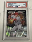 Mike Trout 2015 Panini Prizm Fireworks Flash Prizm SP /100 PSA 9 MINT