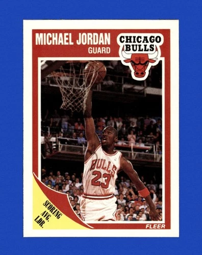 1989-90 Fleer Set-Break # 21 Michael Jordan NM-MT OR BETTER \*GMCARDS\*