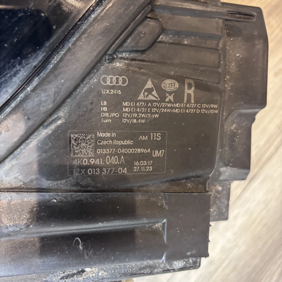 FARO LED LADO CONDUCTOR DERECHO AUDI A6 S6 C8 2018-2022 4K0941040A Foto 4 de 4