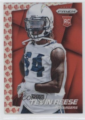 2014 Panini Prizm NFL Logo 68/75 Tevin Reese #266 Rookie RC Shield 0b2