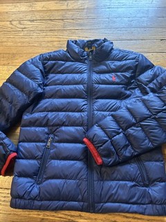 Kids Ralph Lauren Down Jacket Sz S 8 Navy Polo RLP