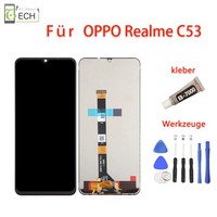 FüR Oppo Realme C53 RMX3760 Lcd Display Touchscreen Bildschirm