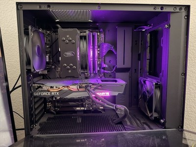 Gigabyte NVIDIA GeForce RTX Gaming Tower PC DeepCool Cooler RGB Lighting