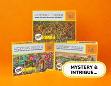 Odd Pieces Puzzles, Series 4 MYSTERY Starter Pack, 3 puzzles Set Lot, 1000 pcs