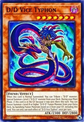 D/D Vice Typhon - COTD-EN017 - Common - Unlimited Edition Near Mint Yugioh Card