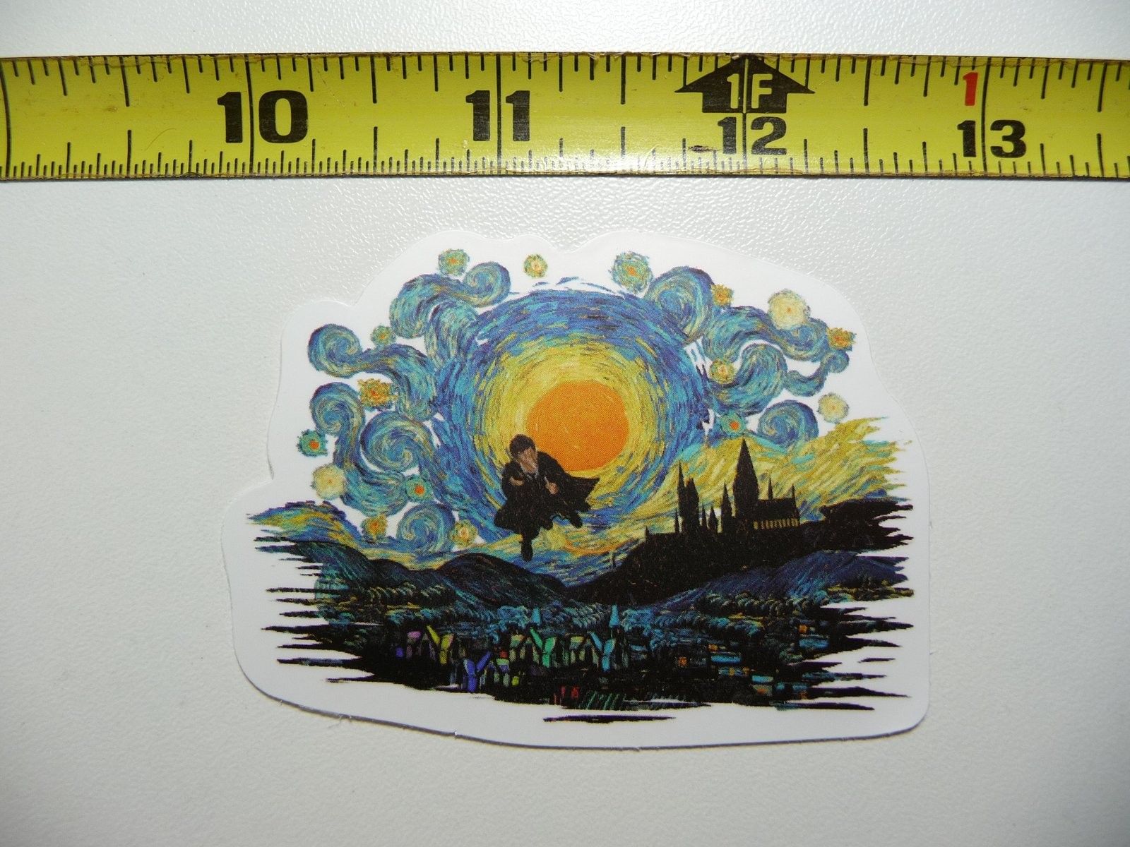 Vincent Van Gogh Wizard Starry Night Decal Sticker Classic Art Painter