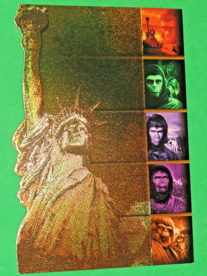 1999 The Planet of Apes Archives Future Liberty Copperworks Estatua L1 tarjeta de persecución Foto 2 de 4