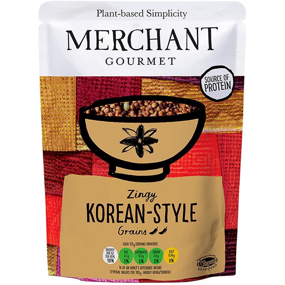 Merchant Gourmet Korean Style Grains 250g - 4 Pack