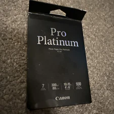 Canon Pro Platinum Photo Paper ( 4” X 6” ) 100 Sheets PT-101 ~ Brand New Sealed