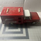 Vintage Nylint Chevy Emergency Truck Red Ambulance #4130  16” Parts Or Repair